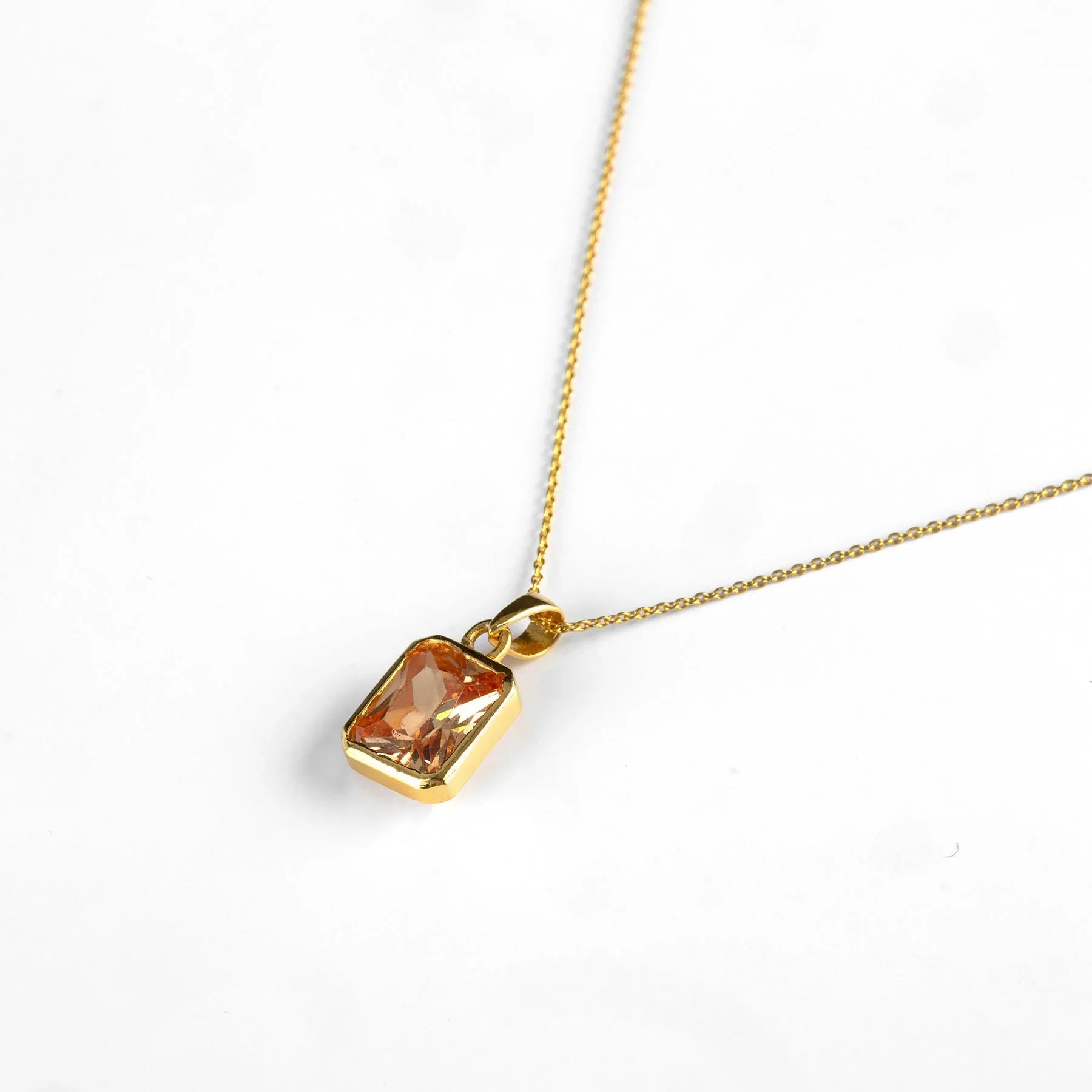 9K gold Solen necklace solar inspired lightweight for women India | Nayore