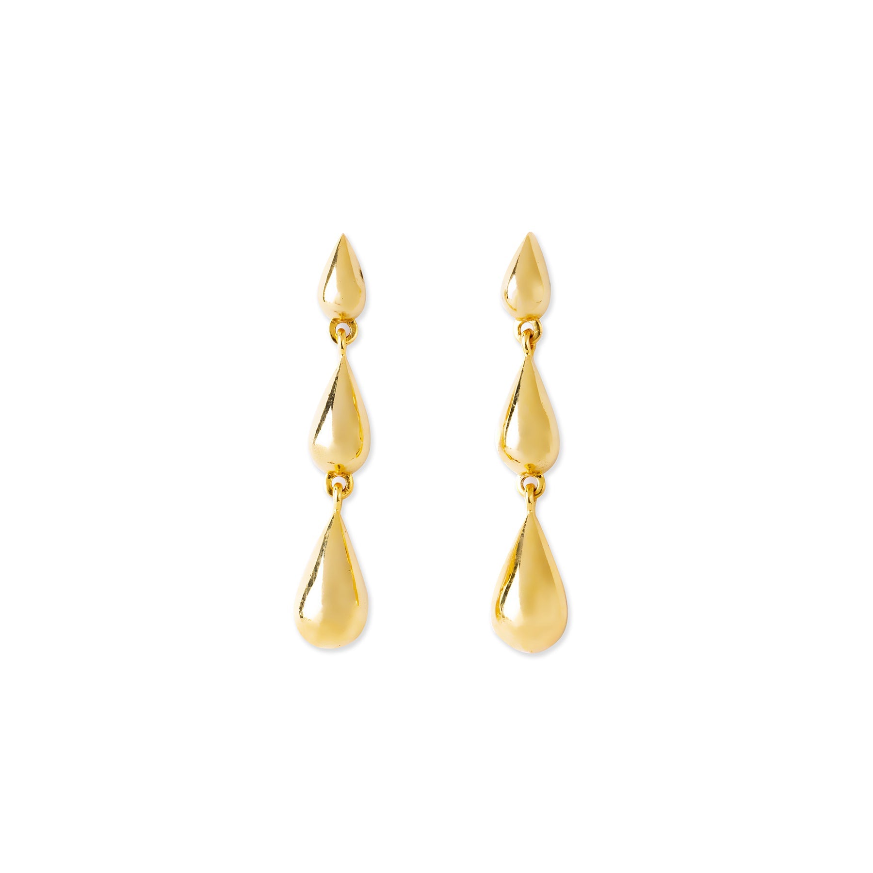 9K gold Aurea earrings lightweight daily wear hoops for women India | Nayore