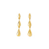 9K gold Aurea earrings lightweight daily wear hoops for women India | Nayore