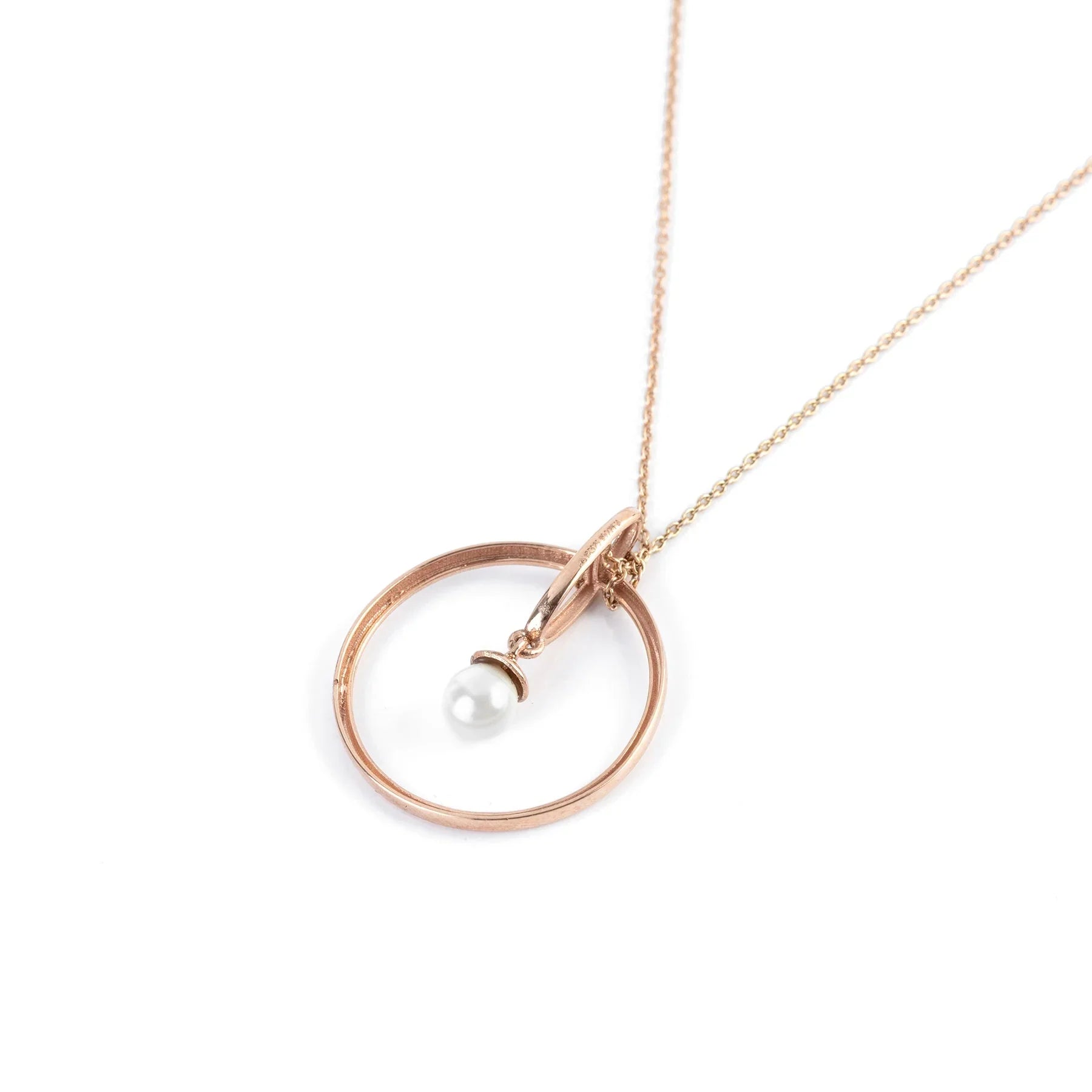 9K gold Oria necklace classic pendant lightweight for women India | Nayore
