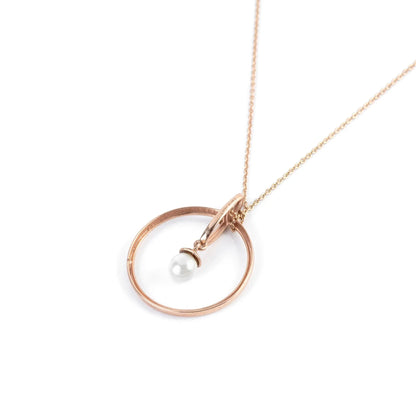 9K gold Oria necklace classic pendant lightweight for women India | Nayore