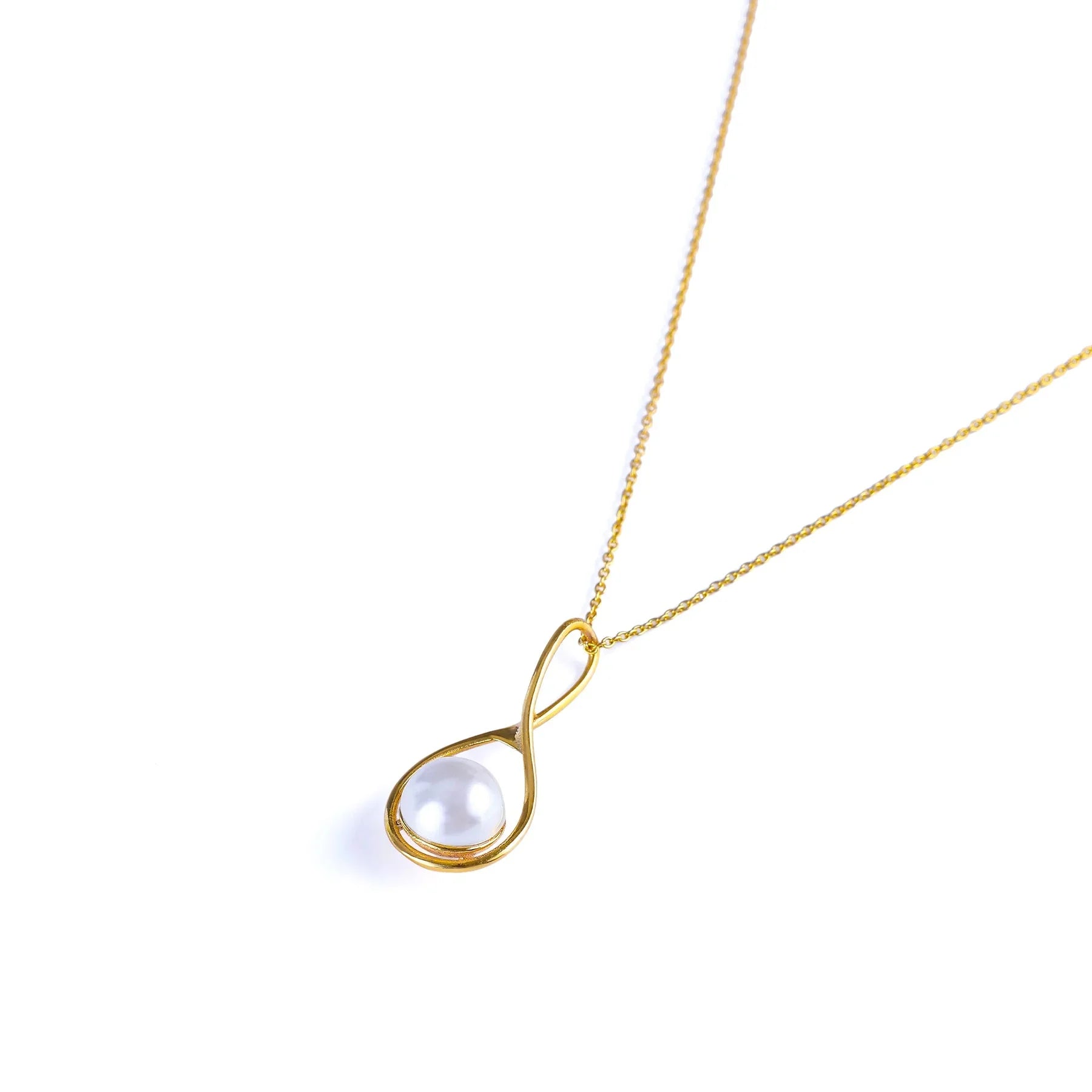  9K gold Lumea necklace luminous lightweight daily wear for women India | Nayore