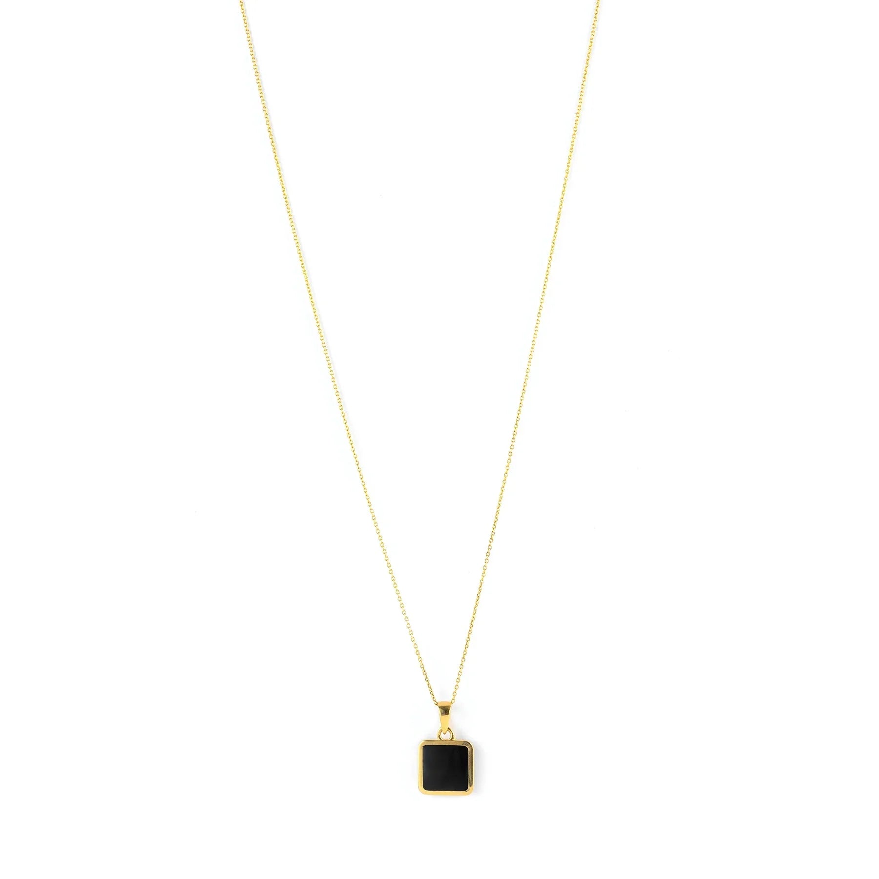 9K gold Noctra necklace night-inspired lightweight for women India | Nayore