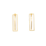 9K gold Orvane earrings modern studs lightweight for women India | Nayore