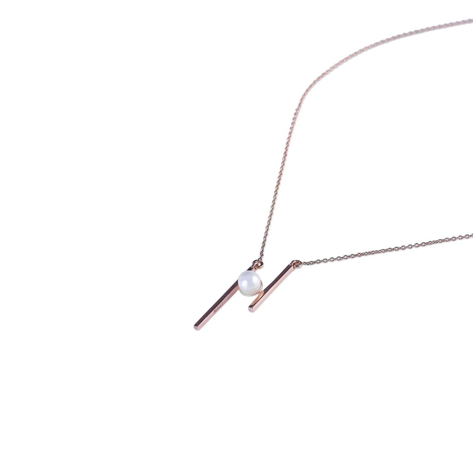 9K gold Elyon necklace pendant lightweight elegant for women India | Nayore