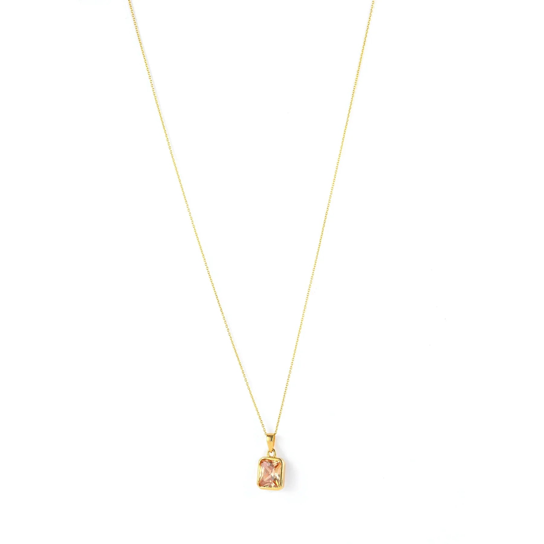 9K gold Solen necklace solar inspired lightweight for women India | Nayore