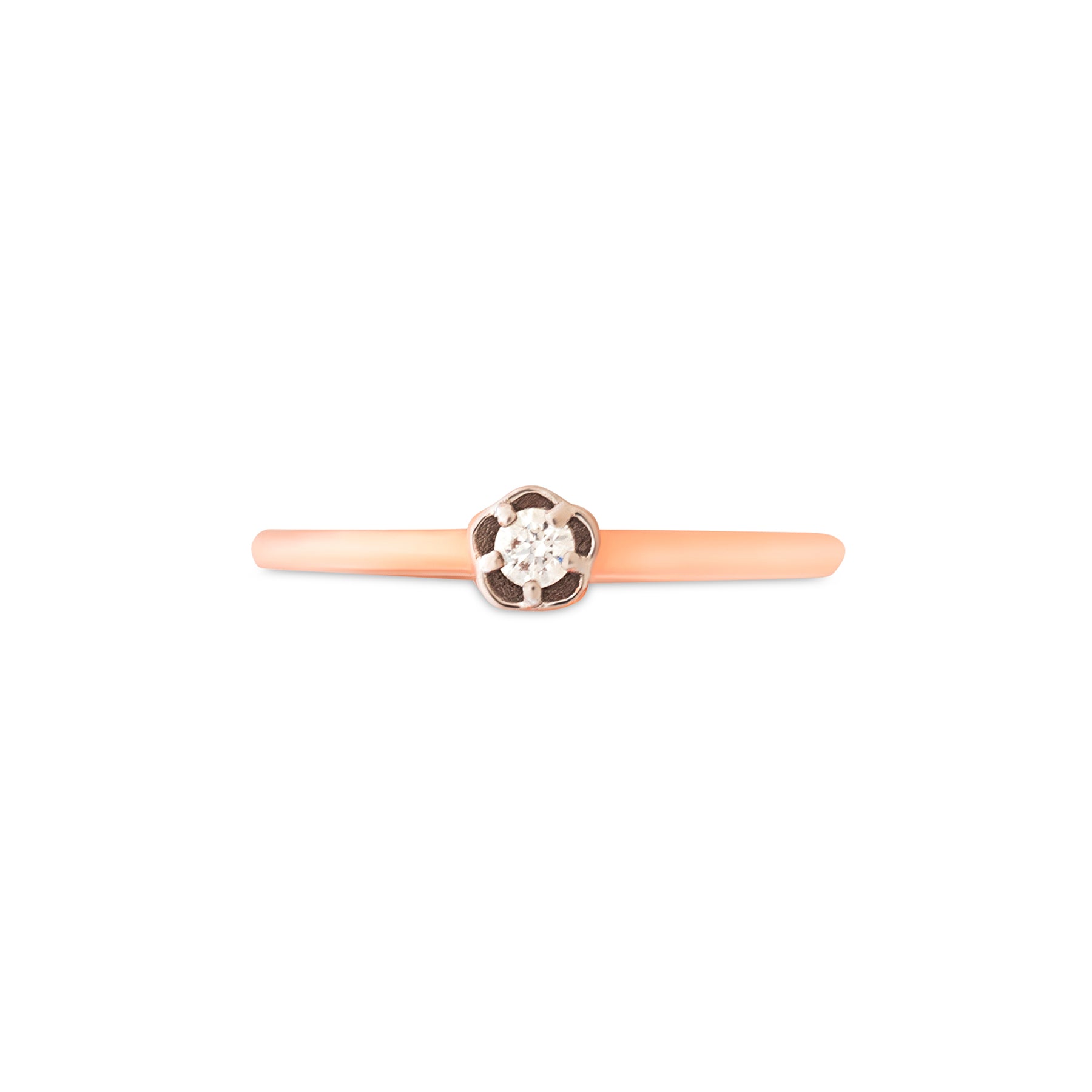 9K gold Sere ring serene lightweight everyday for women India | Nayore