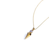 9K gold Veyr necklace modern lightweight for women India | Nayore