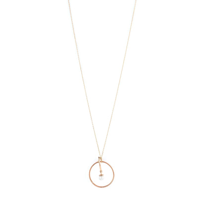 9K gold Oria necklace classic pendant lightweight for women India | Nayore