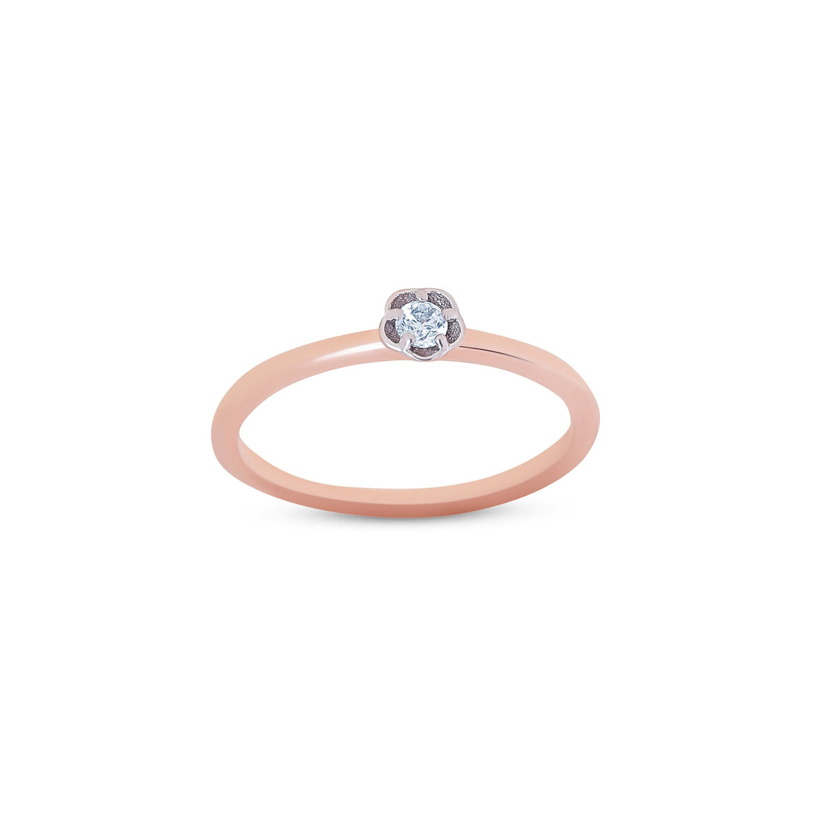 9K gold Sere ring serene lightweight everyday for women India | Nayore