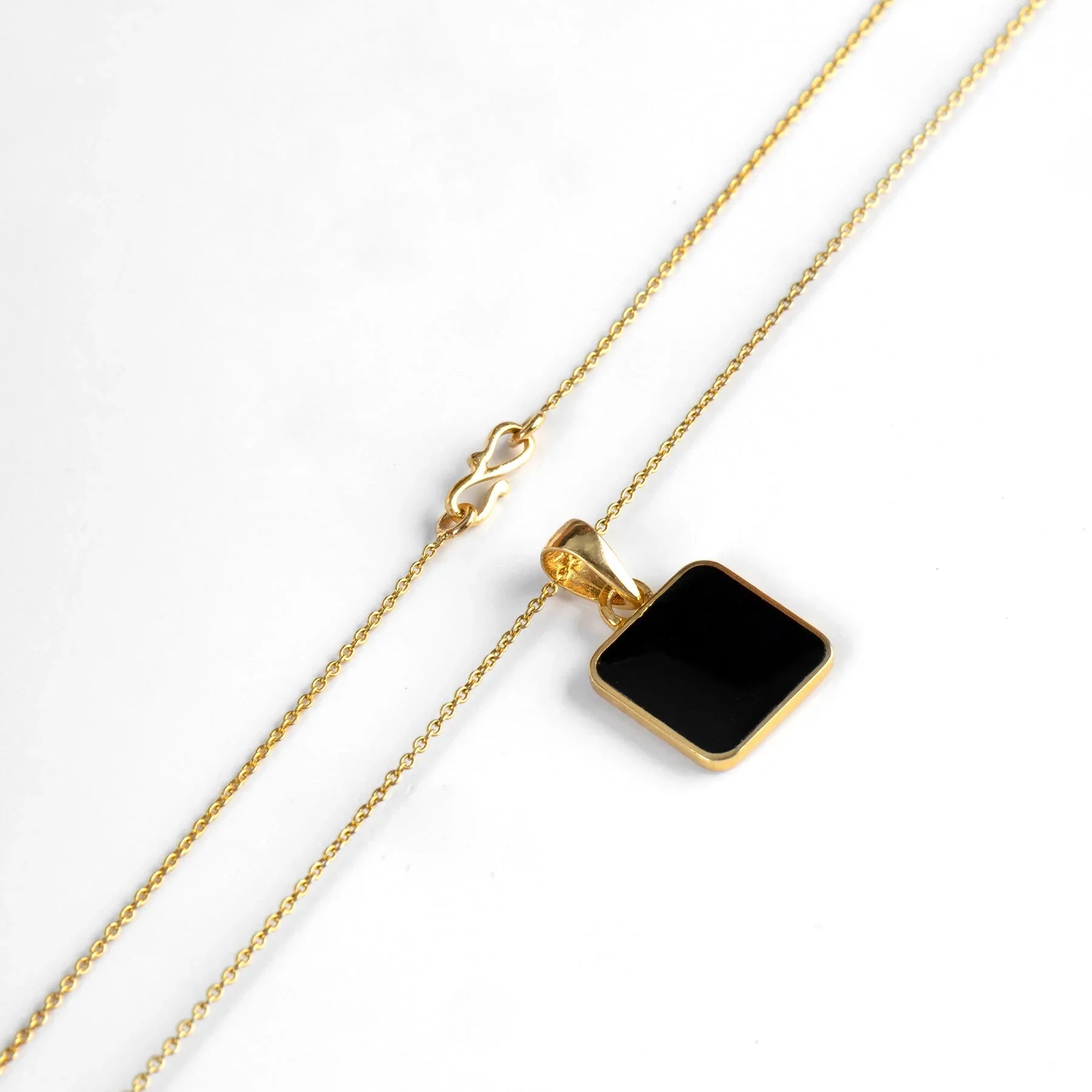 9K gold Noctra necklace night-inspired lightweight for women India | Nayore